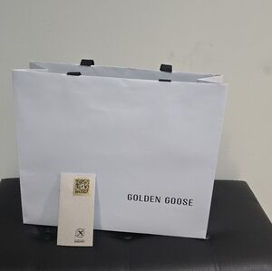 GOLDEN GOOSE Auth. EMPTY Paper Shopping BAG And Passport